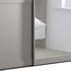 Sale Wohnen 2-türiger Schwebetüren-Schrank mit Spiegel - Ridonna