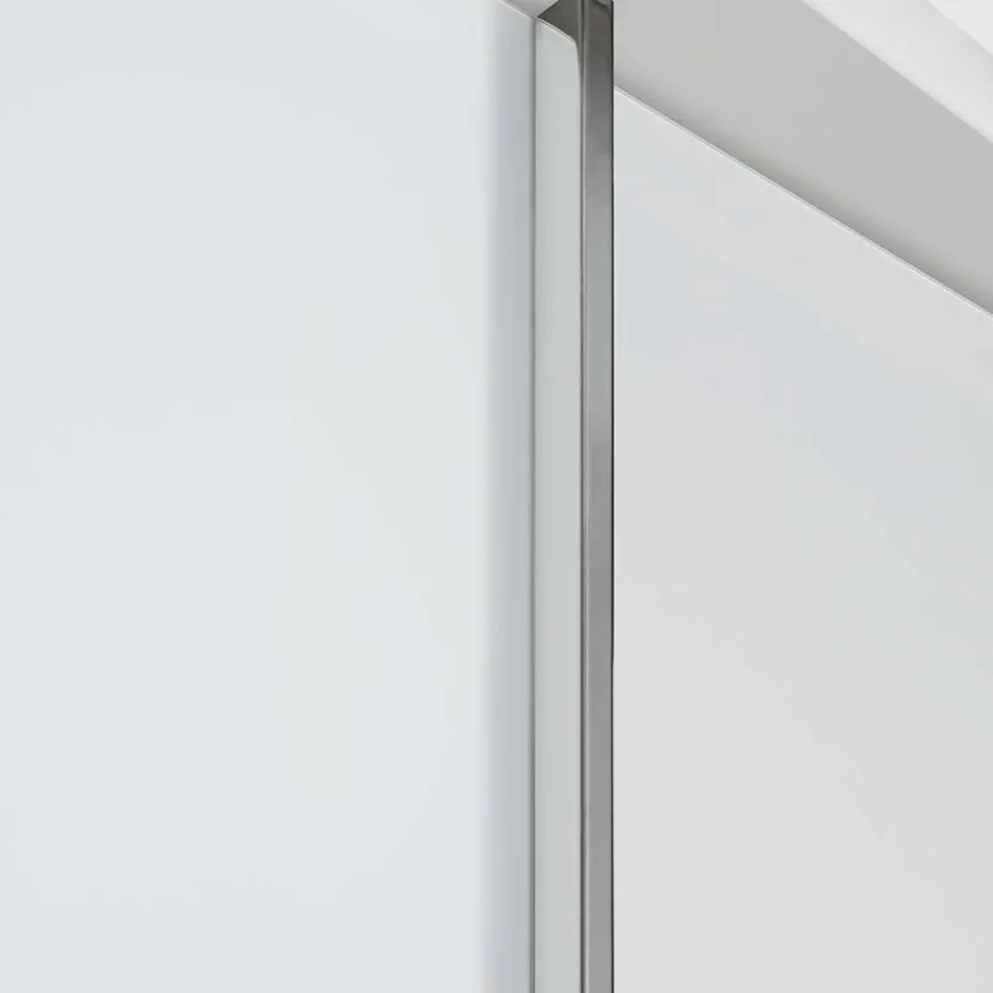 Online Wohnen 4-türiger Schwebetürenschrank in Weiß - Highlamp