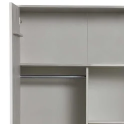 Sale Wohnen 2-türiger Skandi Kleiderschrank in Grau - Huvina