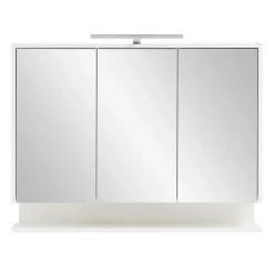 Outlet Wohnen 3-türiger Spiegelschrank mit Ablage - Asinaras