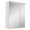 Wohnen 2-türiger Spiegelschrank mit Licht LED - Serinina