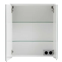 Wohnen 2-türiger Spiegelschrank mit Licht LED - Serinina