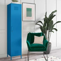 New Wohnen 1-türiger Spindschrank in Blau - Datinel