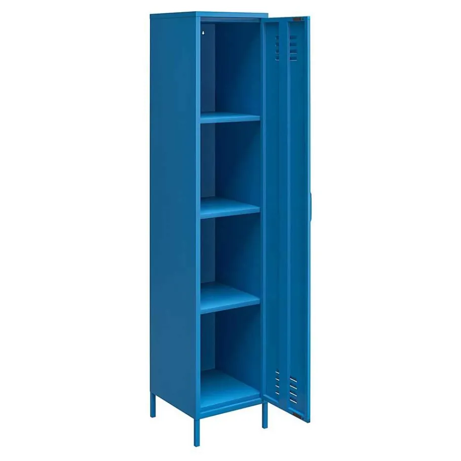 New Wohnen 1-türiger Spindschrank in Blau - Datinel