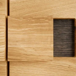 Wohnen 2-türiger Wohnzimmerschrank mit LED Beleuchtung - Xeddos