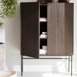 Best Wohnen 2-türiges Highboard mit Bodenfreiheit - Tamega