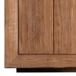 Best Wohnen 3-türiges Sideboard aus Teak Massivholz - Myons
