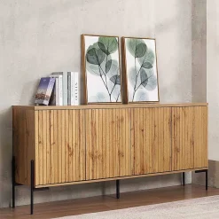 Best Wohnen 4-türiges Sideboard im Skandi Design - Elastian