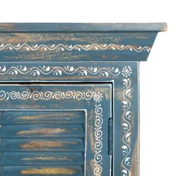 Hot Wohnen 6-türiges Sideboard in Blau - Enrossino