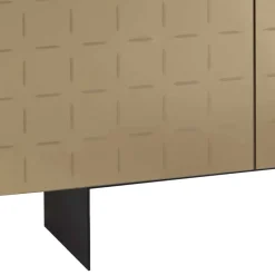 New Wohnen 3-türiges Sideboard mit Spiegel Front Bronze - Imarena