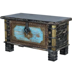New Wohnen Truhe in Schwarz Blau Bronze - Branle