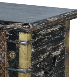New Wohnen Truhe in Schwarz Blau Bronze - Branle