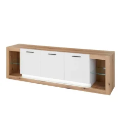 Clearance Wohnen TV Anbauwand Set - Adejano (vierteilig)