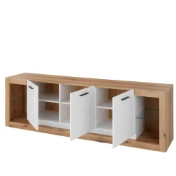 Clearance Wohnen TV Anbauwand Set - Adejano (vierteilig)