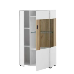 Wohnen TV Anbauwand Set modern - Nenaloro (vierteilig)