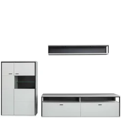 Sale Wohnen TV Anbauwand-Möbel als Set - Loazin (dreiteilig)