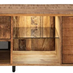 Discount Wohnen TV Lowboard aus Recyclingholz & Metall - Acira