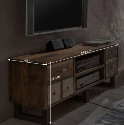 Clearance Wohnen TV Lowboard Bahiro im Loft Design