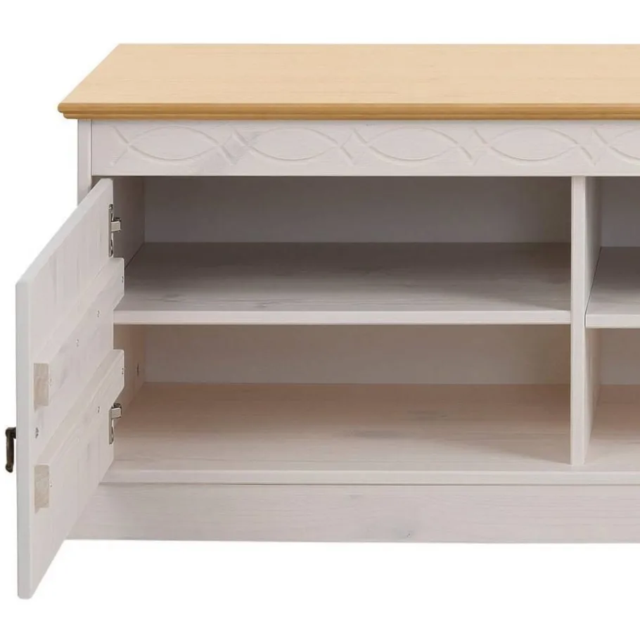 Discount Wohnen TV Lowboard im Landhausstil - Zentra