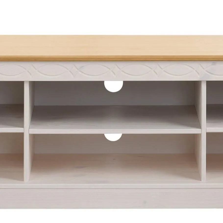 Discount Wohnen TV Lowboard im Landhausstil - Zentra