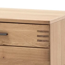Best Wohnen TV Lowboard in Eiche Bianco & Anthrazit - Crupean I