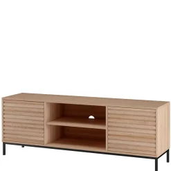 Sale Wohnen TV Lowboard in Eiche Holzdekor - Lunira