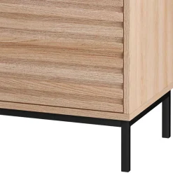 Sale Wohnen TV Lowboard in Eiche Holzdekor - Lunira