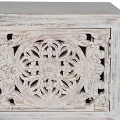 Best Wohnen TV Lowboard in Mangoholz White Wash - Fudorus