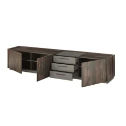 Sale Wohnen TV Lowboard und zwei Hängeschränke Set - Mundo (dreiteilig)