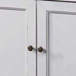 New Wohnen TV Unterschrank für Ecke in Weiß - Zarinas