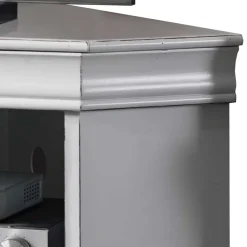 New Wohnen TV Unterschrank für Ecke in Weiß - Zarinas