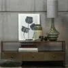 Discount Wohnen TV Unterschrank in Altmessing Metall - Liviano