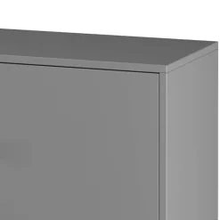 Hot Wohnen TV Unterschrank in Grau mit Schwarz - Lagista