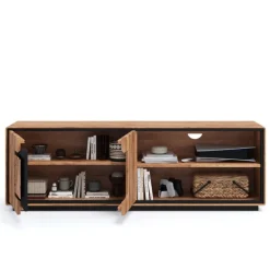 Wohnen TV Unterschrank mit Hirnholz Applikation - Shipper