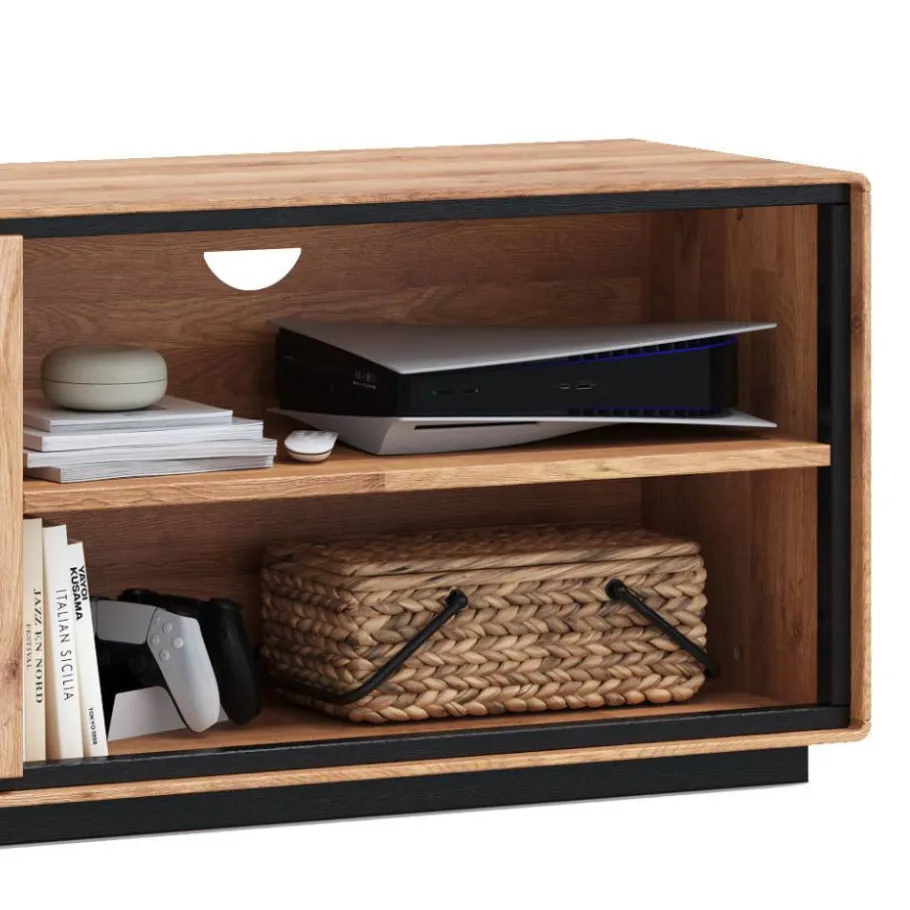 Wohnen TV Unterschrank mit Hirnholz Applikation - Shipper