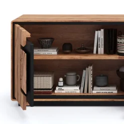 Wohnen TV Unterschrank mit Hirnholz Applikation - Shipper