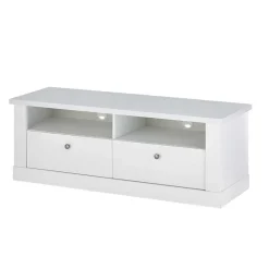 Best Wohnen TV Wohnwand in weißer Holzoptik Pinie - Liancos (vierteilig)