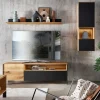 Wohnen TV Wohnwand Möbelset 194 cm breit - Viligrana (dreiteilig)