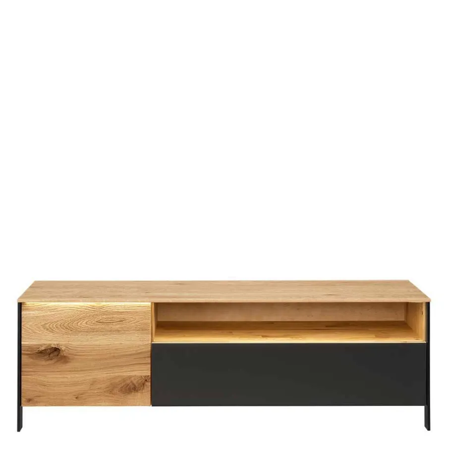 Wohnen TV Wohnwand Möbelset 194 cm breit - Viligrana (dreiteilig)