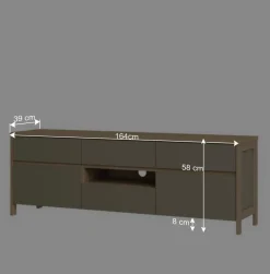 Hot Wohnen TV-Board in Eukalyptus und Eiche Optik - Promo