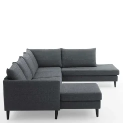 Wohnen U-Couch Wohnlandschaft in Anthrazit - Soltropa