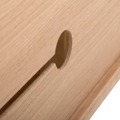 Wohnen Unterschrank für Fernseher aus Eiche Bianco - Bakaras
