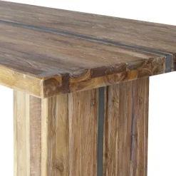 Clearance Wohnen Uriger Esstisch aus Recyclingholz Teak - Etrova