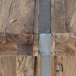 Clearance Wohnen Uriger Esstisch aus Recyclingholz Teak - Etrova