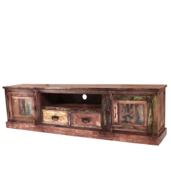 Clearance Wohnen Used Look TV Board aus Altholz Jamaica im Shabby Chic