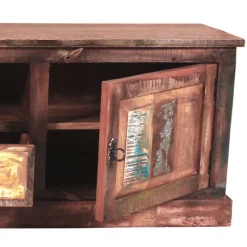 Clearance Wohnen Used Look TV Board aus Altholz Jamaica im Shabby Chic