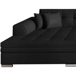 Sale Wohnen U-Sofa in Schwarz Kunstlederbezug - Bekasi