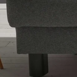 Sale Wohnen Velours Bettcouch in Grau - Daylight
