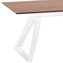 Clearance Wohnen Verlängerbarer Design Esstisch zweifarbig - Sanatate