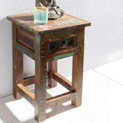 Discount Wohnen Vintage Ablagetisch Dencig mit Schublade